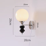 Fransk Medeltida Vintage Bauhaus Vägglampa Carvallo