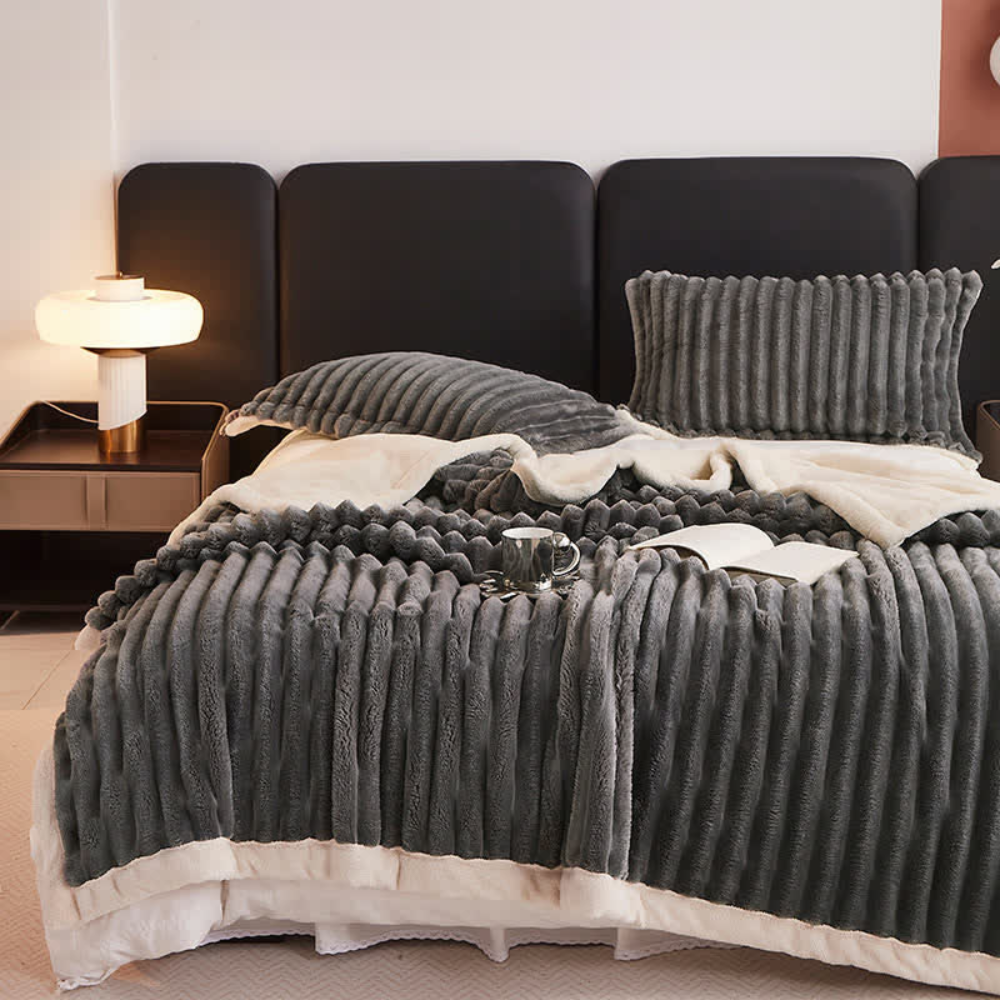 Mjukt Falskt pälsfleecefilt Carvallo