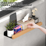 Stilig Vägghylla Toalettpapperhållare – Perfekt för Badrumsorganisation Carvallo