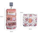 Carvallo Reise-Kosmetiktasche | Vattentålig & med krok | Fällbar & Vadderad | För Damer & Herrar Carvallo