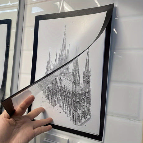 Magnetisk A3 Väggram Set för Konstvisning Carvallo