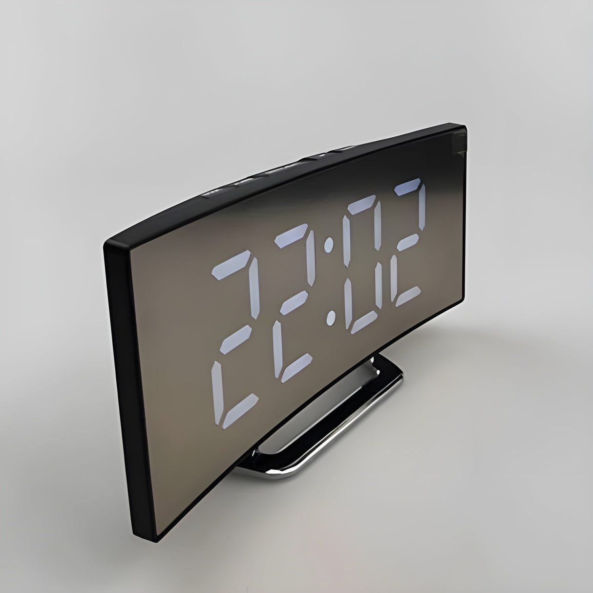 CurvaGlow Klocka - Modern LED Kurvor Väcker Klocka Carvallo