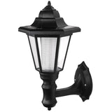 Solar trädgårdslampa med LED – utomhusbelysning för terrass och trädgård i klassisk lampdesign Carvallo