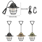 TrailBliss Light - Retro USB Uppladdningsbar LED Hängande Lampa Carvallo