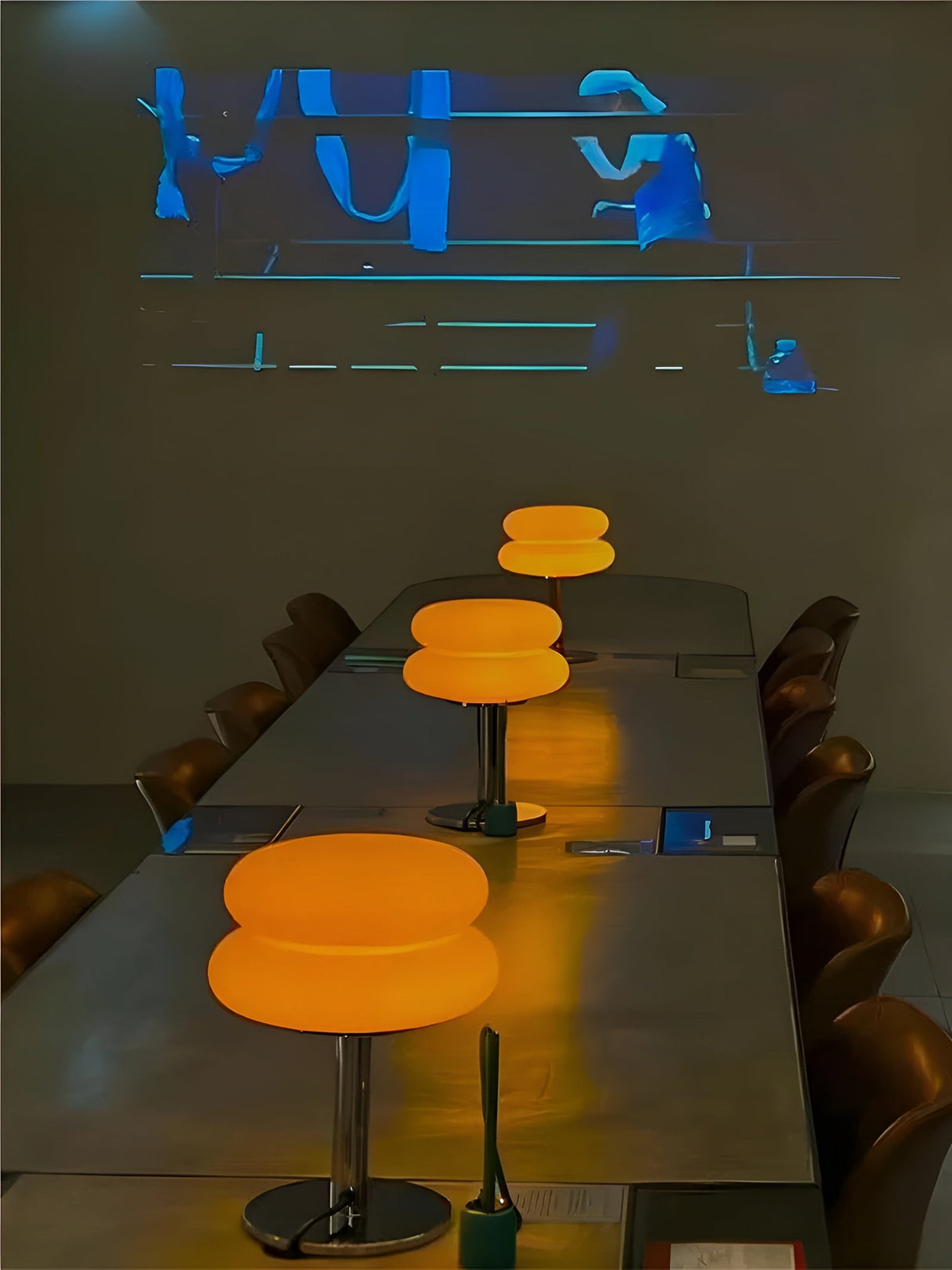 Glaslampe i Macaron-stil – elegant glas-bordlampe til hyggelig atmosfære Carvallo