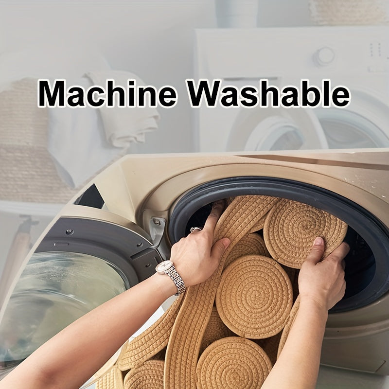 Boho handvävd badmatta – Perfekt för ditt badrum eller entré Carvallo