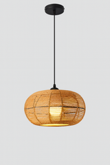 Rotting Taklampa – Kreativ Handgjord Flätad Wicker Design Hemnix