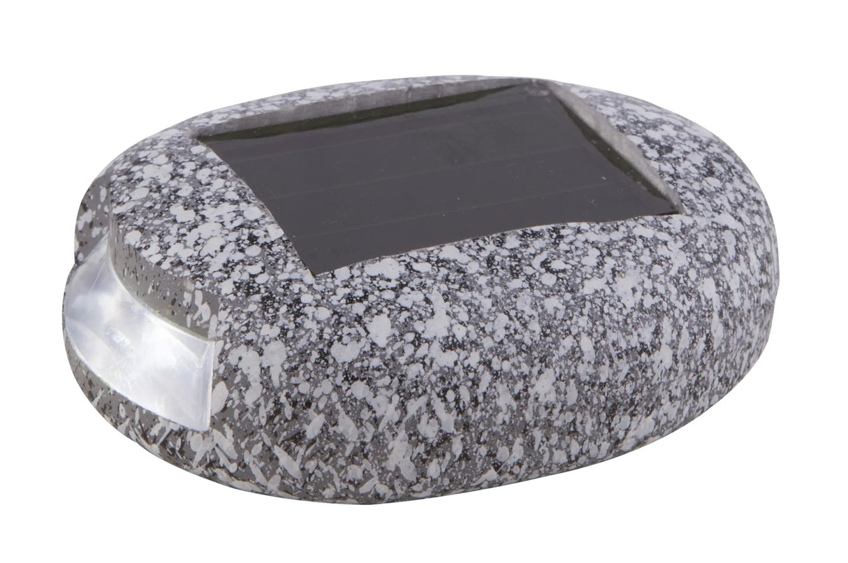 Solar LED Stenlampa för trädgård och stigar – Väderbeständig stigbelysning i naturstensdesign Carvallo