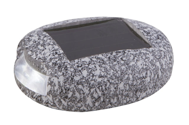 Solar LED Stenlampa för trädgård och stigar – Väderbeständig stigbelysning i naturstensdesign Carvallo