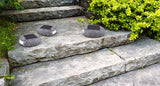 Solar LED Stenlampa för trädgård och stigar – Väderbeständig stigbelysning i naturstensdesign Carvallo