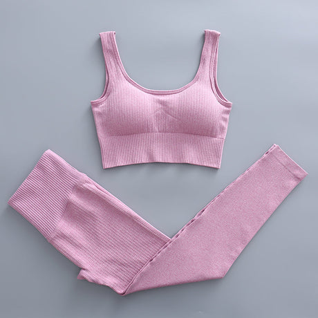 Träningsset Med Valfri Topp Dam-Personligt-BB-Tights & Bh-Ljus lila-S-Hemnix