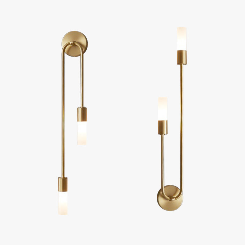 Vägglampa Guld LED Modern Sänglampa Carvallo