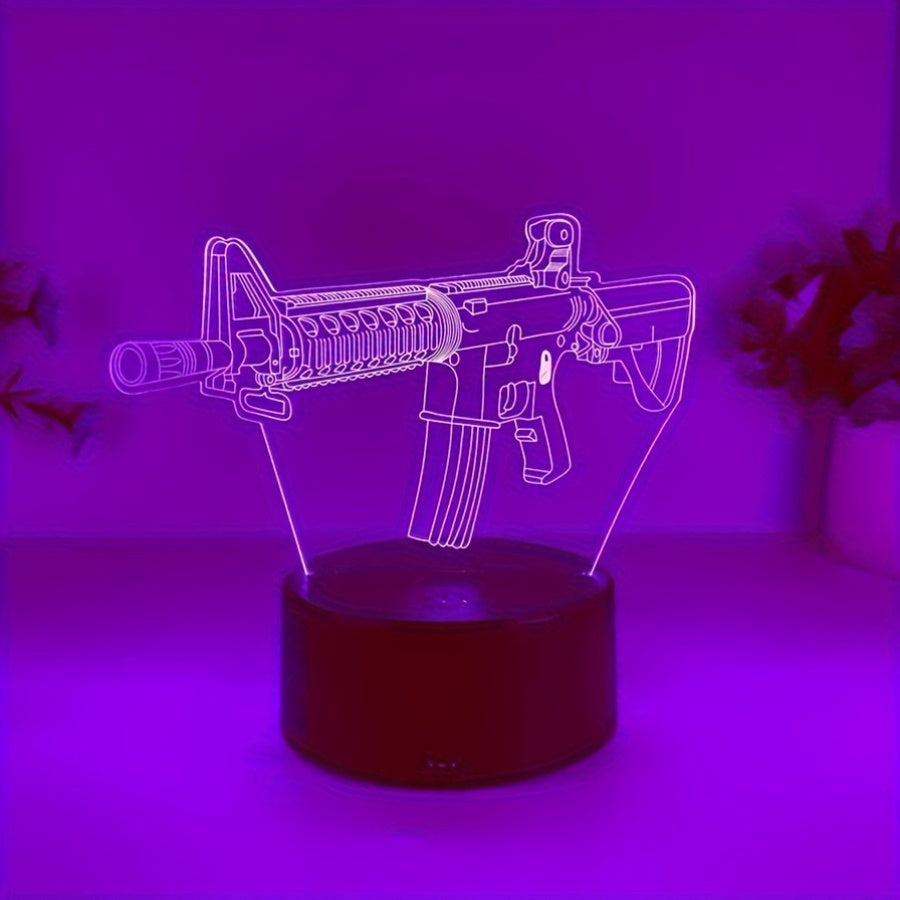 GeoLicht - 3D Geometrisk LED Skrivbordslampa med Touch-kontroll Carvallo