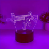 GeoLicht - 3D Geometrisk LED Skrivbordslampa med Touch-kontroll Carvallo