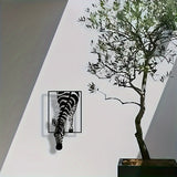 Zebra Silhouette Väggdekoration - Stilfull Elegans för Ditt Utrymme Carvallo