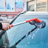 Mikrofibermopp med dubbla huvuden – 360° vridbar med teleskophandtag MILA Sverige