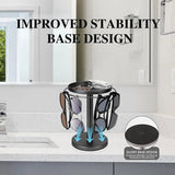 Snurrande glasögonorganisatör - 360° roterande stativ för förvaring av glasögon och accessoarer MILA Sverige