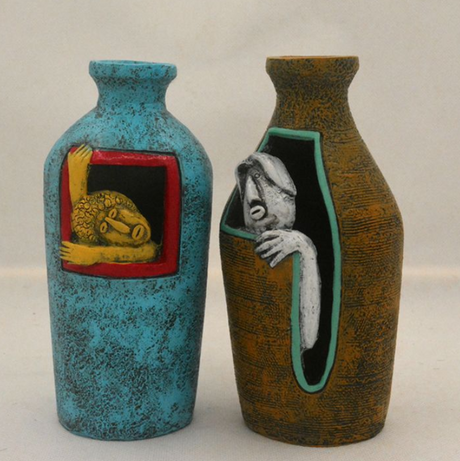 Carvallo - Djärv 3D-skulpterad ansiktsvas för enastående bostadsstyling Carvallo