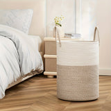 Stilig Tvåfärgad Tvättkorg - Utrymme för Mer, Bekväm och Hållbar Carvallo