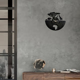 Vinylskivor Väckarklocka - Girafftema, Tyst Klocka, För Vardagsrum, Sovrum, Kök eller Kontor Carvallo