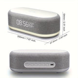 Trådlös laddare väckarklocka med nattljus Carvallo