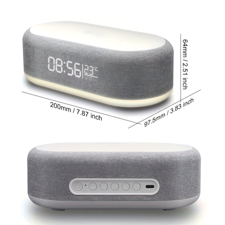 BrightCharge Klocka – Trådlös laddstation och väckarklocka Carvallo