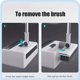 Fällbar 3-i-1 Kvast och Sopskyffel Set – Praktisk Lösning för Snabb och Effektiv Städning Carvallo