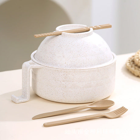 Mikrovågsugn Ramen Cooker – BPA-fri nudelskål med lock och greppvänliga handtag MILA Sverige