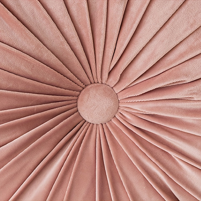 Pumpakudde - Sammet Rund Kuddfodral för Soffa, Tatami, Vardagsrum och Kontorsdekoration Carvallo