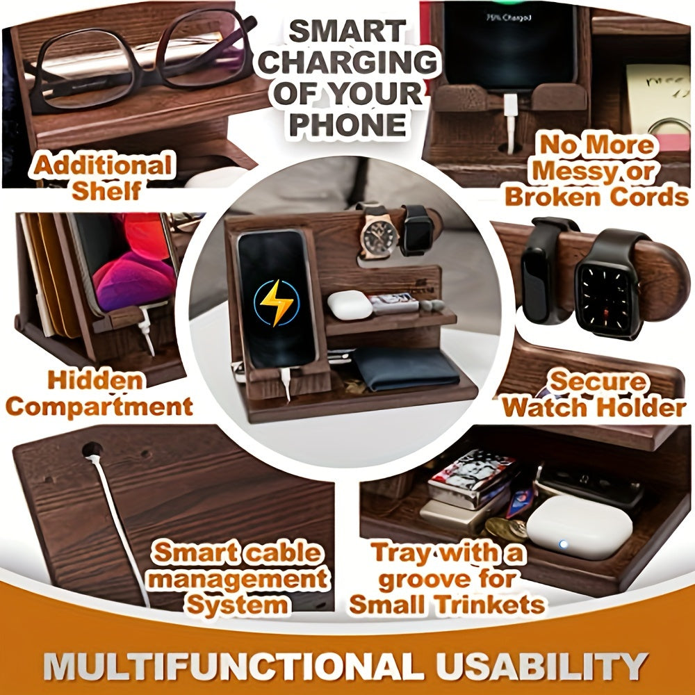 Stilig Trähylla – För ett Organiserat Utrymme Carvallo