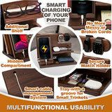 Stilig Trähylla – För ett Organiserat Utrymme Carvallo