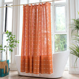 Vintage Inspirerad Rutig Duschgardin Carvallo