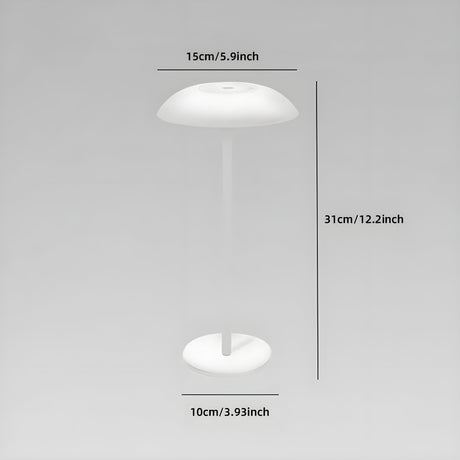 AmberHalo Lampa - Retro USB-laddad LED Touch Skrivbordslampa Carvallo
