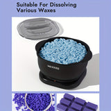 Bärbart vaxvärmarkit – 500 ml silikonhårborttagningsvärmare för släta resultat i salongskvalitet MILA Sverige