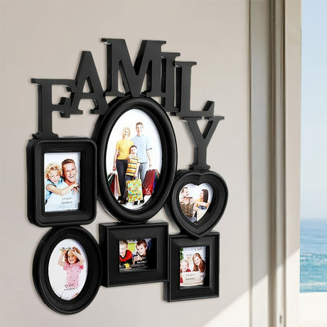 Väggkonst Familjefotoframeset Collage Carvallo