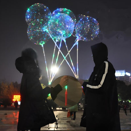 Glowdomes Återanvändbara Led-ballonger (Set Med 10) MILA Sverige