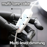 Lux Shine Lampa - Elegant elektropanerad glas-skrivbordslampa för ambientbelysning Carvallo