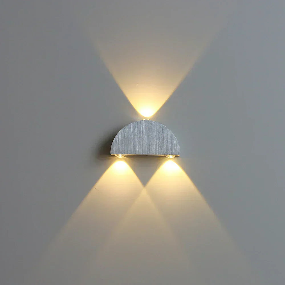 UpGlow - Modern LED Vägglampa med Up-Down Ljus Stilren Belysning Carvallo