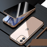 Anti-Spaning Magnetisk Telefonväska-Phone Accessories-Hemnix-Guld-För iPhone 12-Hemnix
