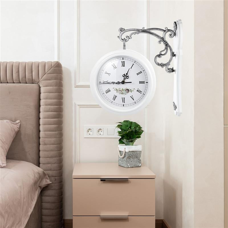 Retro Dubbel Sidig Väggklocka Carvallo