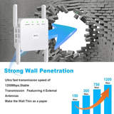 WiFi Booster Dual Band Trådlös Signalförstärkare Carvallo