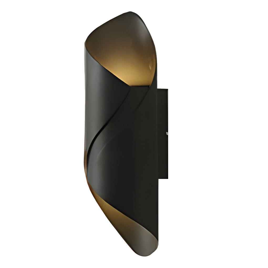 Vägglampa modern svart aluminium utomhus vägglampa Carvallo