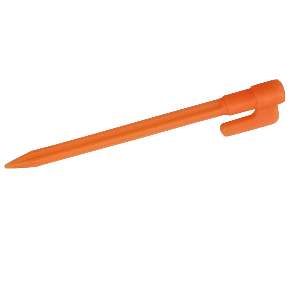 Plastplast tältspikar med krokar – Camping jordspikar för presenningar och tarp Carvallo