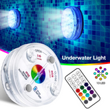 Underwater LED-lampa med fjärrkontroll – RGB flerfärgad poolbelysning för badrum och dammar Carvallo