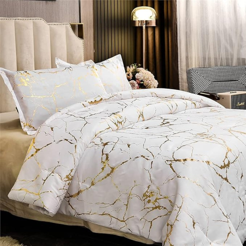 Lux Marble Premium Duntäcke Set Carvallo