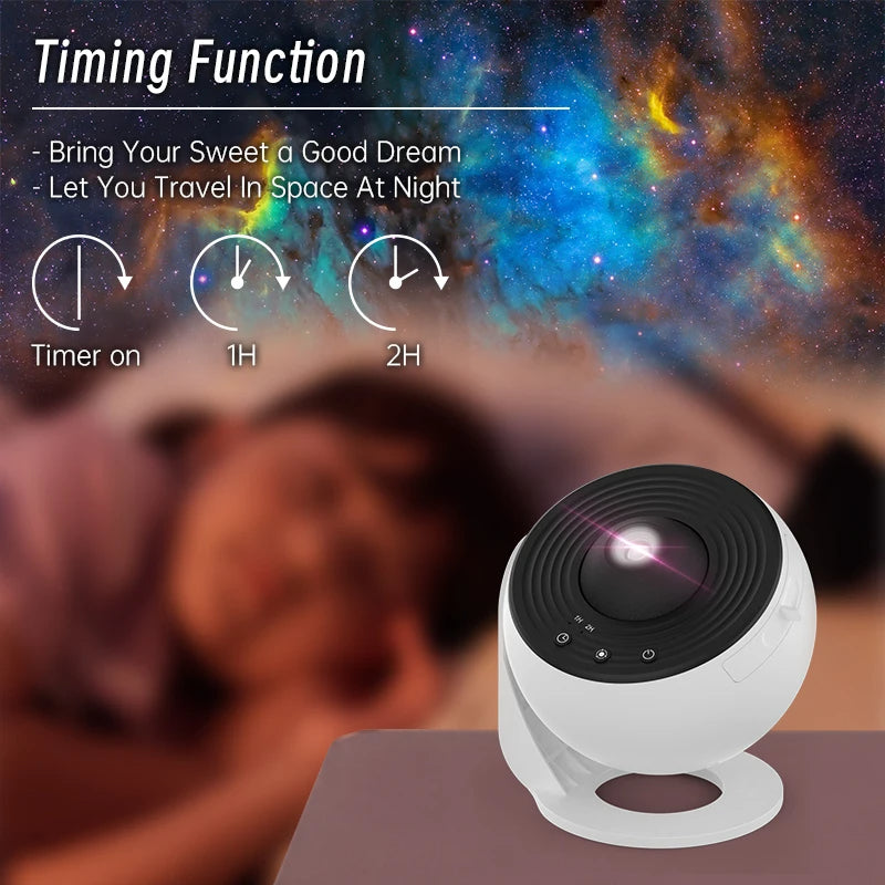 12 i 1 Nattljus Galaxy Projektor Carvallo