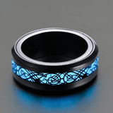 Lysande keltisk drake ring-Jewelry for men-Hemnix-Hemnix