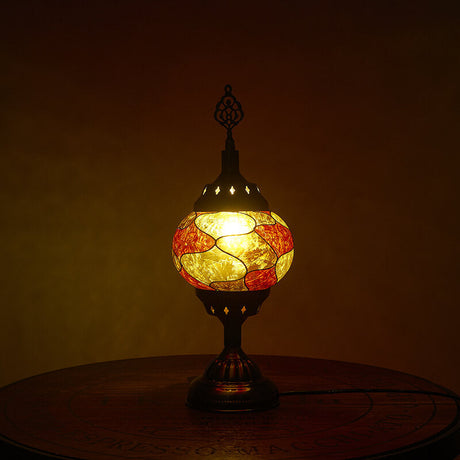 Vintage turkisk emalj järn bordslampa – tidlös One-Light Design MILA Sverige