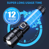 90000 Lumen Xhp50.2 Mest kraftfulla ficklampa Carvallo