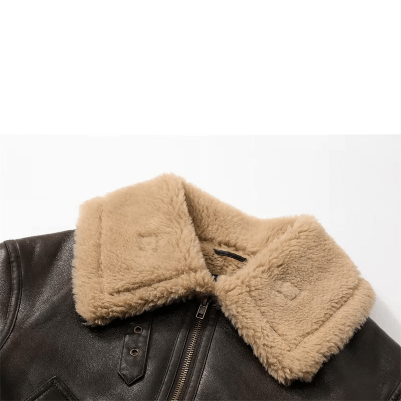 Brun Skinnjacka för Damer-women jacket-BB-Hemnix